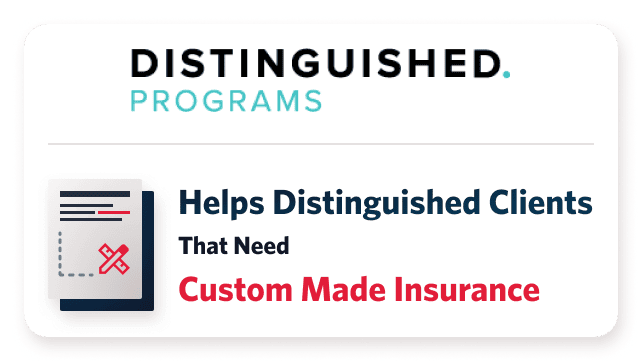 Distinguished programs builders risk insurance infographic